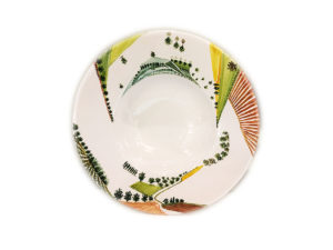 Piatto in ceramica Visioni - Materia Ceramica Perugia