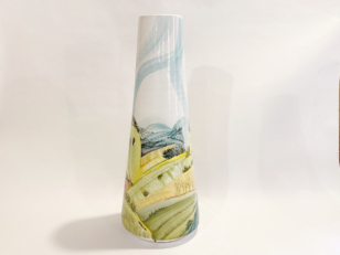 Ceramic Vase “Umbrian-Tuscan Landscape”