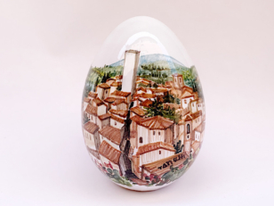 Uovo in ceramica “Torre degli Sciri”