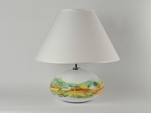 Ceramic Lamp “Umbrian landscape”