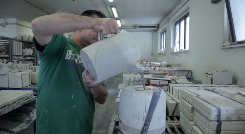 Texniche di avorazione della ceramica: il colaggio - Materia Ceramica, Perugia, Umbria