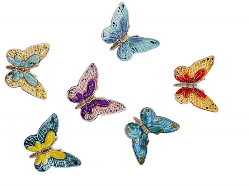farfalle-piccole-in-ceramica-arcobaleno