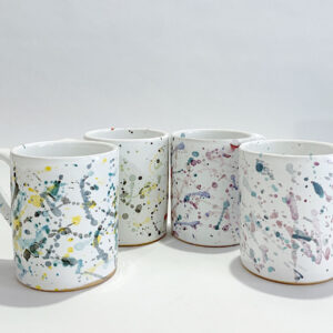 Tazze in ceramica mug xxl "Fantasia" dipinte a mano