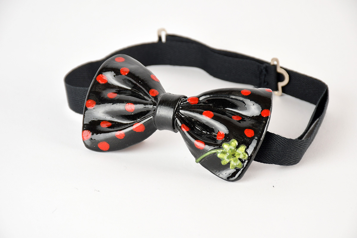 Papillon in ceramica "portafortuna" - immagine 2